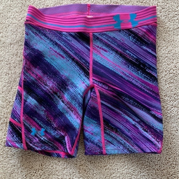 UA Multi-Color Padded Sliding Shorts - Picture 1 of 5